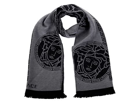 versace diagonal lines wool scarf|Versace wool scarf.